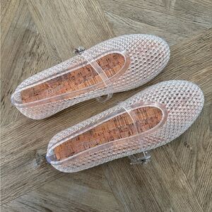 Clear Jelly Mary Jane Women's Shoes size 8